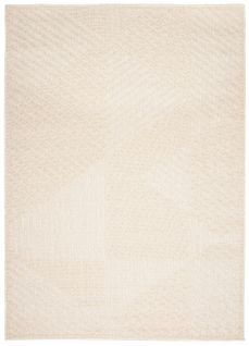 Tapis Extérieur Intérieur Beige 3d Rayures Fin 120 X 170 Cm Viera