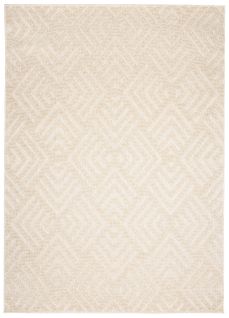 Tapis Extérieur Intérieur Beige Crème 3d Boucle 120 X 170 Cm Viera