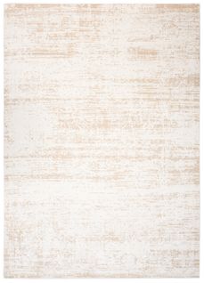 Tapis Salon Chambre Brillant Crème Beige Clair Vintage Ornamental Effet 3d 140x200 cm