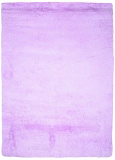 Tapis Salon Chambre Antidérapant Bébé Violet Uni Shaggy Super Doux Doux 120x170 cm