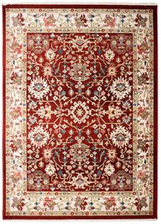 Tapis Salon Chambre Multicolore Oriental Franges Fin 160x225cm