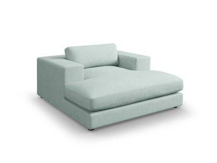 Méridienne "tendance" En Tissu Structurel Menthe