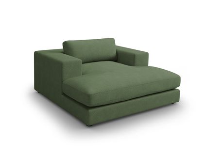 Méridienne "tendance" En Velours Côtelé Vert