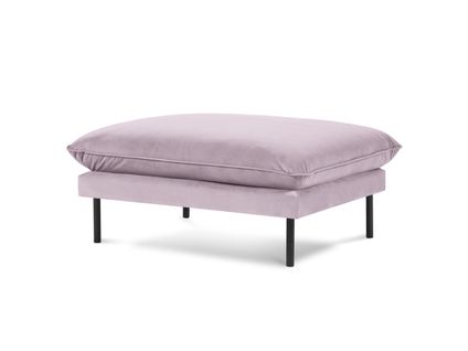 Pouf "vienna" En Velours Lavande