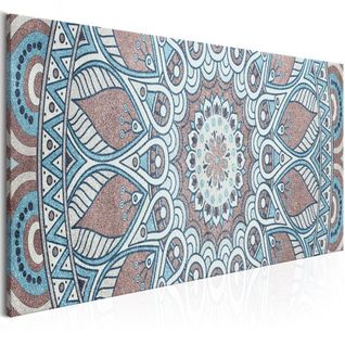 Tableau Zen Oriental Circle (1 Part) Narrow 135x45 Cm