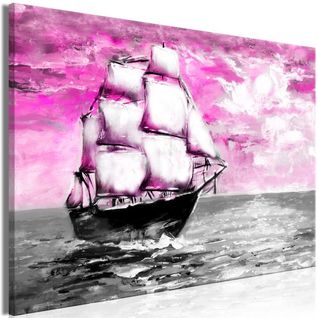 Tableau Spring Cruise (1 Part) Wide Pink 120x80 Cm