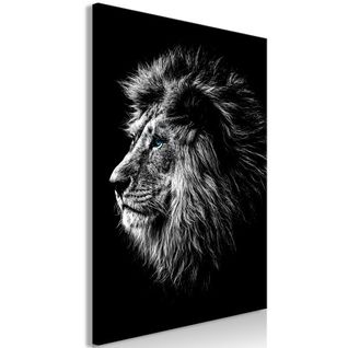 Tableau Blue-eyed Lion 1 Pièce Vertical 40x60 Cm