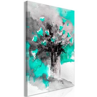 Tableau Fleurs Bouquet Of Colours (1 Part) Vertical Green 40x60 Cm