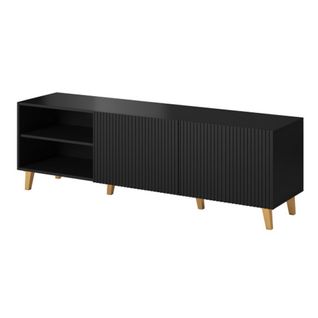Meuble TV Design Noir 150 Cm Gustave