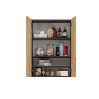 Armoire De Salle De Bain Pour Machine à Laver, 30 X 64 X 90 Cm Anthracite, Chêne Artisan