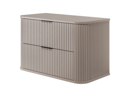 Meuble De Salle De Bain, Cachemire Avec Poignée Noire, 80,4 X 51,7 X 41,5 Cm