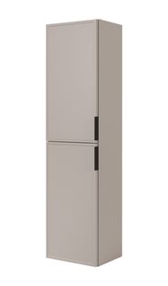 Meuble De Salle De Bain, Cachemire, Poignée Noire, 35 X 136 X 27 Cm