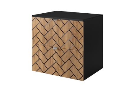 Meuble De Salle De Bain, Chêne Artisanal Doré, 60 X 57 X 46 Cm, Chêne Goldcraft