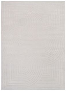 Hygge Moderne Crème Blanc Géométrique 3d 300x400cm