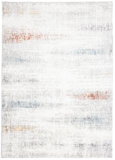 Tapis Poils Longs Enfant Multicolore Blanc Abstrait Molleux 160 X 220 Modena