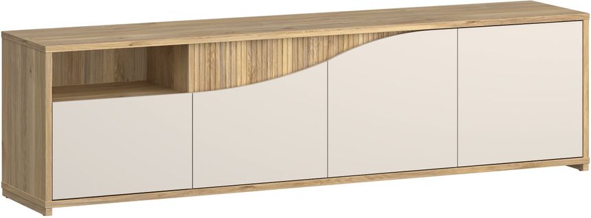 Meuble TV - Poem - Sable - 203,9 X 42 X 55,8 Cm