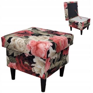 Pouf/repose-pieds Ari Avec Coffre De Rangement, Plusieurs Modèles