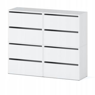 Grand Meuble à Chaussures 120x36x100 Cm Blanc Mat  20paires– Haut Rangement Étagère Pour Entrée