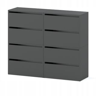 Grand Meuble à Chaussures 120x36x100 Cm Gris  20paires– Haut Rangement Étagère Pour Entrée