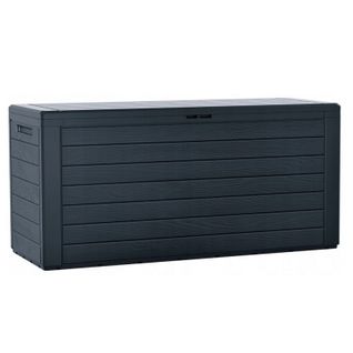 Coffre De Jardin Woodbox Prosperplast Anthracite