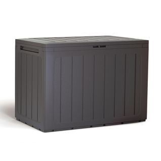 Coffre de Jardin 190l Plastique Ocre Foncé Boardebox 78 X 43,3 X 55 Cm