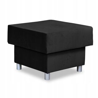 Grand Pouf‑siège Alicja Avec Coffre De Rangement Et Ressorts Bonnell, Vert
