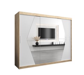 Armoire Boliwia à Portes Coulissantes 200/250/62 3 Portes (sonoma)