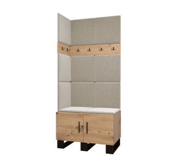 Ensemble De Garde-robe Artin 11 196/84/46 (chêne Artisanal/manila 02)