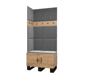Ensemble De Garde-robe Artin 11 196/84/46 (chêne Artisanal/manila 16)