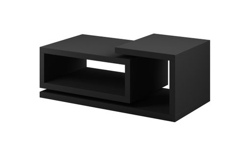 Table Basse 120×60 Cm, Noir Mat Bota