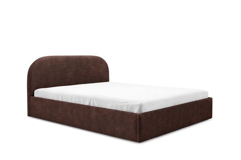 Lit Coffre Moon 160x200 Cm - Brun