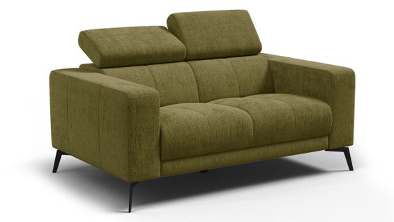 Canapé 2 Places Morello, Tissu Olive