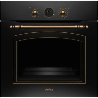 Four Encastrable Multifonction - Catalyse - Ed17319b Retro - Noir - 59,5 X 59,5 X 57 Cm