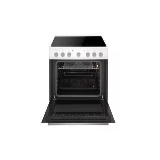 Cuisinière Vitrocéramique 62l 4 Feux Blanc - Facv3004b