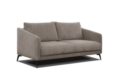 Canapé 2,5 Places, Tissu Taupe - Vilt