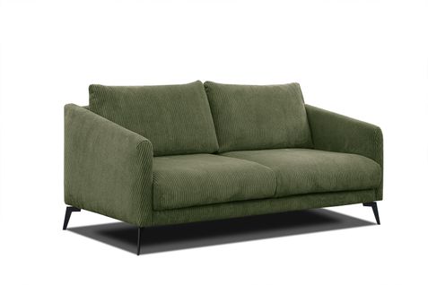 Canapé 2,5 Places Vilt, Tissu Olive