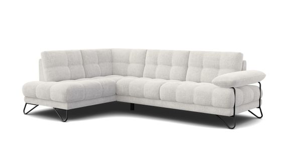 Bubbara Canapé D’angle 5 Places Gauche, Crème