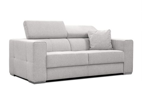 Canapé 3 Places Quartz, Tissu Crème