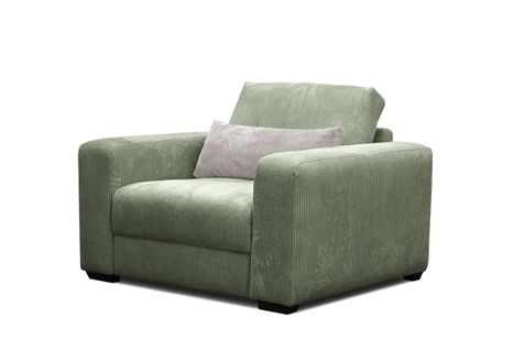 Fauteuil En Velours Côtelé Oli, Sauge