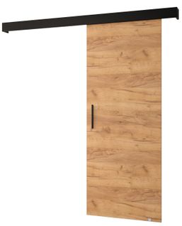 Portes Coulissantes Salwador I 80x204 Cm (chêne Craft / Noir / Noir)