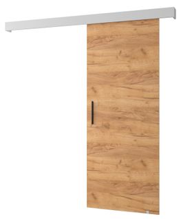 Portes Coulissantes Salwador I 80x204 Cm (chêne Craft / Blanc / Noir)