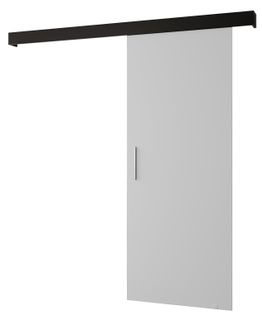 Portes Coulissantes Salwador I 80x204 Cm (blanc / Noir / Argent)