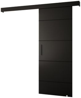 Portes Coulissantes Salwador Iv 90x204 Cm (noir / Noir / Noir)