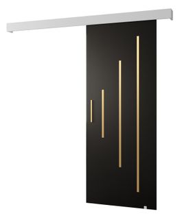 Portes Coulissantes Salwador Y 90x204 Cm (noir / Blanc / Or)