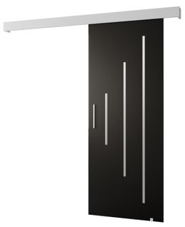 Portes Coulissantes Salwador Y 90x204 Cm (noir / Blanc / Argent)