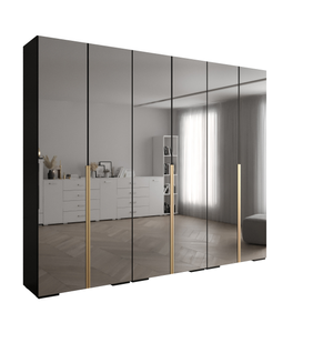 Armoire Miroir Inova 1 300/47/236,7 6 Portes ( Noir)
