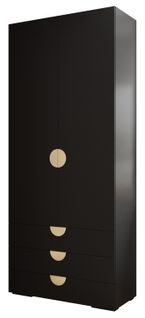 Armoire Inova 4 100/47/236,7 2 Portes (noir)