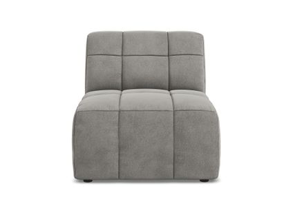 Fauteuil Pour Canapé Modulable Aloha En Velours Gris