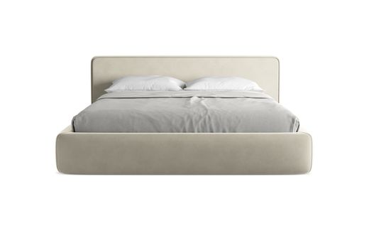 Lit Coffre Kiana 180x200 Cm En Velours Perle