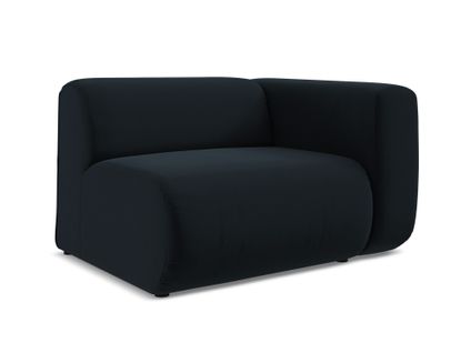 Module Avec Accoudoirs Droit Ekahi En Velours Bleu Royal